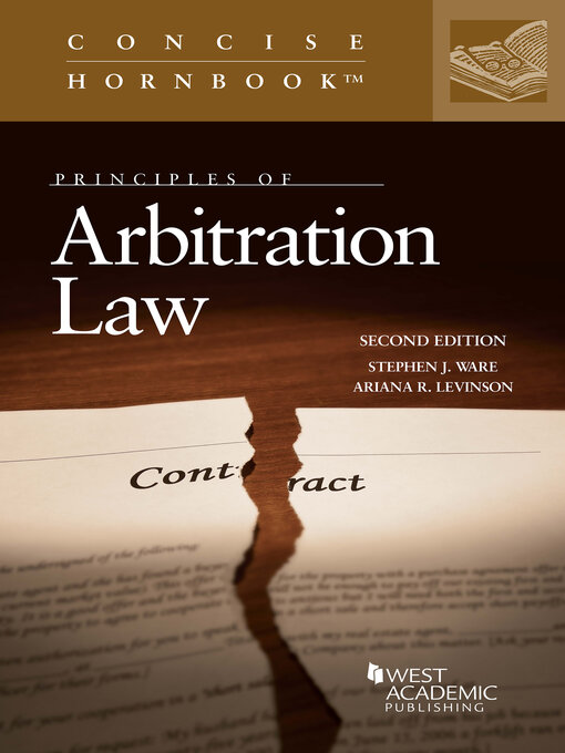 Title details for Principles of Arbitration Law by Stephen J. Ware - Available